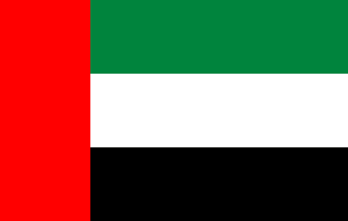 United Arab Emirates Flag Illustration